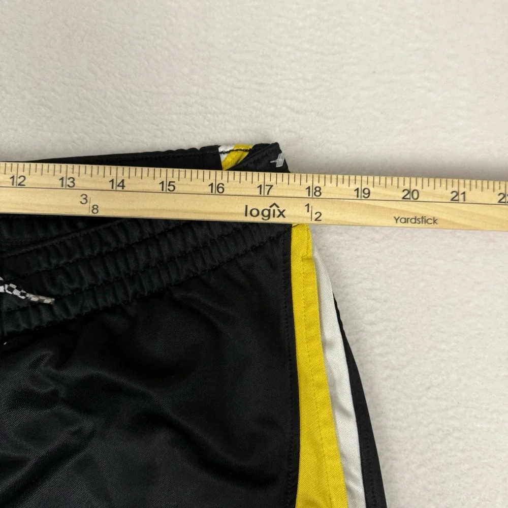 Vintage Nike Kobe Bryant Basketball Shorts Mens L Black Yellow Mamba Dri-Fit Y2K